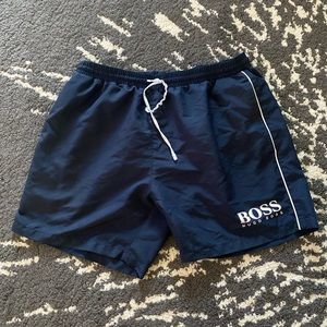 Hugo Boss Blue Swim Trunks Medium